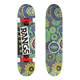 ラングスジャパン(RANGS) ラングスR1スケートボード レッド 7.25×28インチ コンプリートセット PUウィール