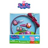 ペッパピッグガールズヘアアクセサリーヘッドバンドセットグリッタースナップクリップ