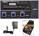 BOSS ボス GT-1 マルチエフェクター + 汎用アダプター + 教科書 セット