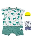 【子供服】 moujonjon (ムージョンジョン) くじらプリントTオール 70cm，80cm M34712