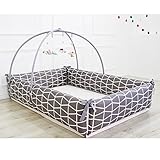 Maming Baby Bumper Bed 赤ちゃんのバンパーベッド 様々な活用性 [並行輸入品] (Brick )