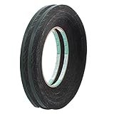 uxcell スポンジフォームテープ スポンジテープ 両面スポンジテープ 耐衝撃性 両面接着剤 グリーン 2個 10M x 5mm x 1mm