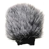 アップグレード毛皮のようなウインドマフ ZV1 VLOG マイク毛皮のようなウインドスクリーンマフウィンドシールド長持ちパフォーマンスウインドマフカバー