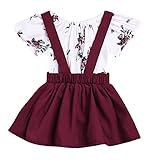 Kesoto 全4サイズ ベビースカートの服セット コットンスカート 幼児スカート - 紫の, 0-6ヶ月