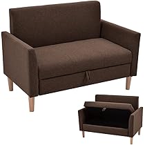 Amazon｜Chic ZONE ソファー ソファ 2人掛け 収納付き 肘掛け