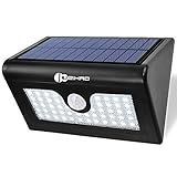 Juzihao 50 LED Outdoor Solar Motion Sensor Light, Waterproof Wireless Bright Security LED light For 