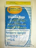 Panasonic Types U, U-3, U-6 Vacuum Bags Microfiltration with Closure - 3 Pack