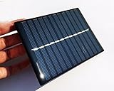 XINPUGUANG 5枚 1w 6v ミニソーラーパネルポリセルモジュール 電池 玩具 ライト DIYキット 携帯電話充電器 (1w 6v)