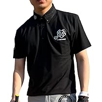 Amazon.co.jp: [BALANCEDESIGN] LIONポロシャツ ゴルフ スカル