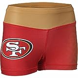 KLEW NFL San Francisco 49ersグラデーション印刷Bootieショーツ、XL、レッド
