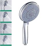 NewSoul シャワーヘッド 節水 水圧アップ ハンドシャワーヘッド 取り付け簡単 バス用品 快適なシャワー 一日の疲れを取る