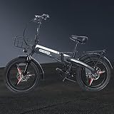 FLYFISH 電動アシスト自転車 20インチ 折りたたみ クロスバイク 20インチ 電動アシスト自転車 スポーツ アウトドア 折りたたみ自転車 20インチ 電動アシスト自転車 折りたたみ 20インチ 自転車 電動アシスト 折り畳み ファットバイク 20インチ マウンテンバイク 電動アシスト自転車 極太タイヤ 20*3.0 防水IP54 20INCH 7段変速ギア 最大航続距離 80KM 36V10Ah大容量バッテリ 坂登30度 防水IP54 免許や車両登録も不要 免許不要 公道走行可能 型式認定 (ブラック)