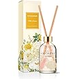 COCODOR Herbarium Diffuser, 7.8 fl oz (200 ml), White Jasmine Flower Reed Diffuser, Room Fragrance - Present, For Women, Birthdays, Anniversaries, Incense, Gift, Popular
