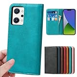 Oppo Reno7A / Reno9A ケース 手帳型 Reno7 A OPG04 Reno9 A 全適用 reno 7A 手帳 Reno 9A カバー オッポ リノ7A 5G リノ9A スマホケース opporeno7A 手帳型ケース Reno7Aケース リノ9Aケース 【GoKIGIoD】 携帯カバー 磁石付き 留め具なし 耐衝撃 マグネット カード入れ スタンド レトロ ターコイズ