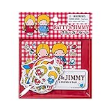 サンリオ(SANRIO) ステッカーセット（ふたりのLOOKBOOK） パティ＆ジミー 対象年齢3才以上 220591