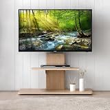 モダンデコ テレビスタンド ハイタイプ ウッド 壁寄せ 最大65型対応 省スペース (ナチュラル)
