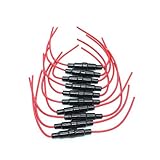 ID 10個スクリュータイプ22 AWGワイヤ5 x 20 mmインラインヒューズホルダー