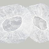 Zehuiヘアネットキャップ透明ゴムプラスチックシャワーキャップバスキャップ20個使い捨てキャップフリーサイズ
