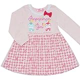 2017年 春物 アンパンマンガール 天竺 チュール 長袖ワンピース Anpanman Girl ピンク◇95cm