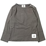 《年間定番》ZERO standard(ゼロスタンダード)10/-天竺少し肉厚の長袖Tシャツ 90cm /GY NO.B-100201