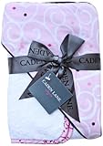 Caden Lane Luxe Collection Swirl Hooded Towel Set, Light Pink, Infant by Caden Lane
