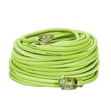 Flexzilla 727-143100FZL5F 100-Feet 14-3 Outdoor Extension Cord with Lighted Plug, Green [並行輸入品]
