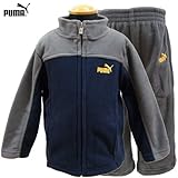 PUMA プーマ ベビー ベビー服 フリース アウター ジップアップ ジャケット上下セット 90cm