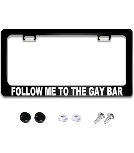 thumbnail image 2 of Honk If You're Your Gay License Plate Frame Holder – Funny Pride Car Accessory, Unbranded 2 of 3