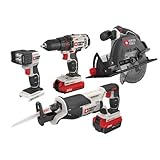 Porter-Cable PCCK614L4 20V Max Lithium Ion 4-Tool Combo Kit [並行輸入品]