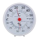 SK 温湿度計 快段目盛 丸型 SK-1711KD