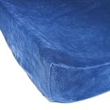 Luxe Basics Cover Comfy Contoured Changing Pad Cover, Navy Blue by Luxe Basics [並行輸入品]