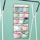 26ポケット耐久性ハンギング式クローゼット用ダブルサイドブラストッキング衣類ソックスオーガナイザーby ID