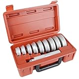 Felji 10pcベアリングレースとシールドライバーツールマスター収納ケースセット