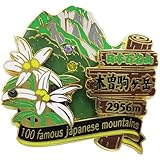 日本百名山[ピンバッジ]2段 ピンズ/木曽駒ヶ岳 エイコー トレッキング 登山 グッズ 通販