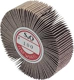 TRUSCO MURAKO 軸付フラップ金具無し 外径80幅25軸径6mm 100# KN8025 100 5個分