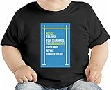 Refuse to lower standards オーガニックベビーTシャツ 12 - 18 Months