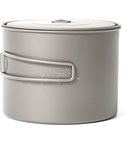 TOAKS TITANIUM 1100ML POT WITH PAN Unicolore - Reismaaltijden TOAKS TITANIUM 1100ML POT WITH PAN Unicolore - Reismaaltijden