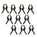 Perfk クリップ　固定クランプ　10個　　全３サイズ　固定具　画面　修理ツール　 - イエロー