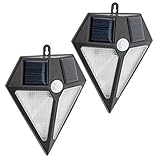 OTHWAY 人感 センサー ライト 6 LED ソーラーライト 屋外 防犯 自動点灯 三角型 日本語取説付き(2個)