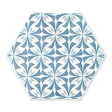【B'stile】六角形の北欧風デザインタイル「EYR」EYR-606（磁器質｜ヘキサゴン｜屋内壁/屋内床/屋外壁用｜ノンスリップ加工）1枚