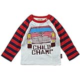 《秋冬春対応》 CHILD CHAMP(チャイルド チャンプ) 天竺CHAMPCARラグランT長袖シャツ 120cm/R NO.C-271055