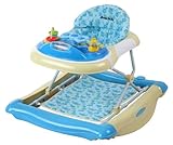 Dream On Me 2 In 1 Crossover Musical Walker And Rocker In Light Blue by Dream On Me