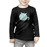 太い 青い猫　 子供服 春秋 長袖 Tシャツ トレーナー 丸い襟 キッズ 男の子 女の子 ベビー おしゃれ カジュアル ファッション 可愛い