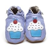 Soft Leather Baby Shoes Cupcake [ソフトレザーベビーシューズのカップケーキ] 4-5 years (17.5 cm)