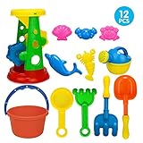 Zhhlinyuan Set of 10/12/20 子供の浜のおもちゃ 夏 屋外 Playing Tool Toys for Children Beach Fun Activity
