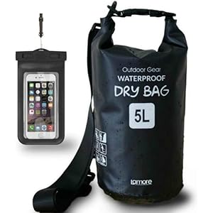 笑顔一番【 防水 ドライバッグ 】[ 寒い 冬 でも 柔らか素材 ] 5L 10L 20L 25L 30L 35L スマホ 用 防水ケース セット < プールバッグ 防災バッグ にも > 防水バッグ ビーチバッグ ドラム型 アウトドア カヌー SUP プール dry bag / 米独で人気 / 新素材 で 耐用年数2年間 / 国内即日発送