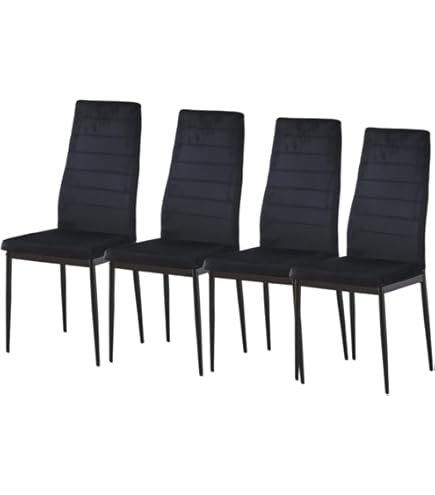 Amazon｜ダイニングチェア 4脚セット レザー 椅子 イス 食卓椅子