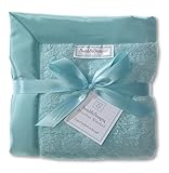 スワドルデザインズ ベビーカーブランケット ジュエルパフサークルウィズサテントリム ターコイズ 1枚セット SD-168TQ 【日本正規品】