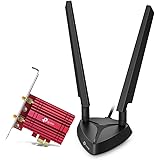 TP-Link Wi-Fi 6E Bluetooth 5.3 PCIeアダプター デスクトップパソコン Intel Wi-Fi 6E トライバンド 2402 (6GHz) + 2402Mbps (5GHz) + 574Mbps (2.4GHz) Ar