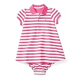 ラルフローレンの子供服　POLO　RALPHLAUREN　ベビー　女の子ツーピースセット　７５ｃｍ (ピンク) [並行輸入品]